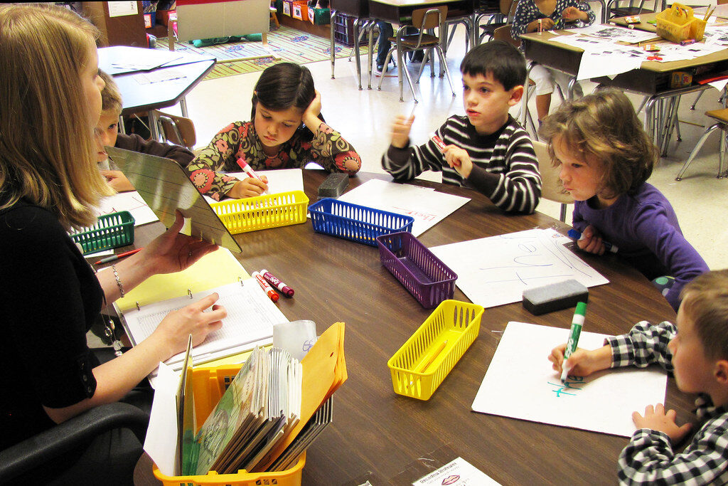 First grade reading - small group breakout